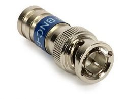 Professional Compression BNC Connector PCT-BNC-6 (for RG-6 cables) 
